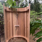 Almost Heaven Saunas Rustic Cedar Outdoor Shower & Reviews | Wayfair